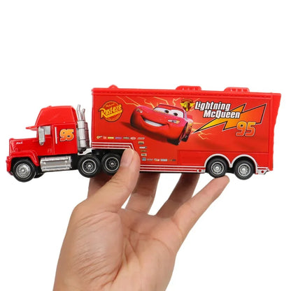 Disney Pixar Cars Metal Diecast Lightning Mcqueen and Jackson Uncle Truck Toy Set - 8/13/15 Pieces - Ideal for Boy's Birthday Gift