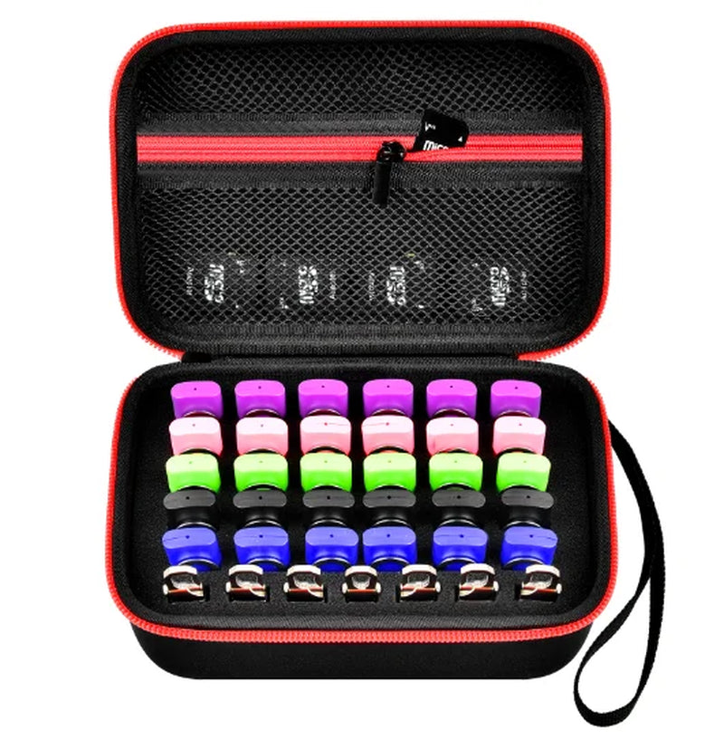 Electronics Accessories Organizer Case for USB Flash Drives, SD Cards, and Memory Cards