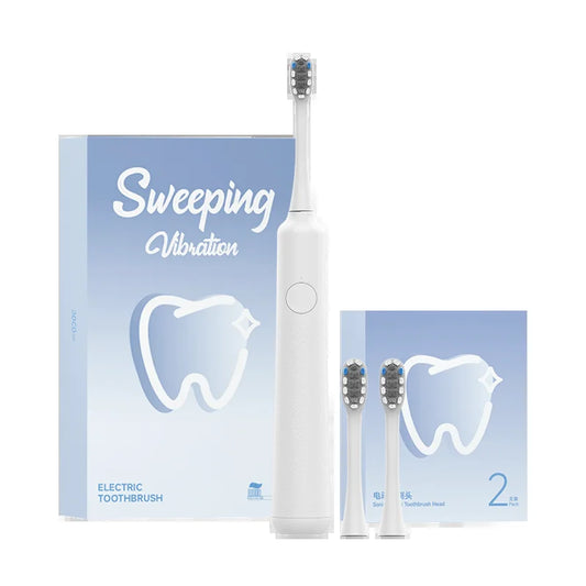 Electric Toothbrush with Sonic Vibration, 3-Gear Mode, USB Charging, IPX7 Waterproof - Personal Care Appliance