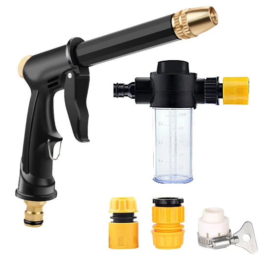 Portable High-Pressure Water Gun Car Wash Machine with Garden Watering Hose Nozzle