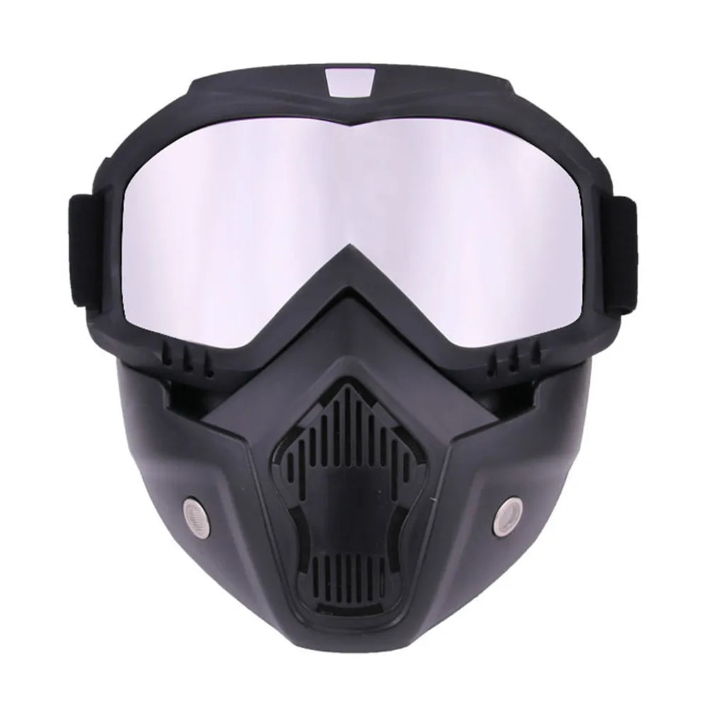 Adjustable Dustproof Motorcycle Goggles with Full Face Protection