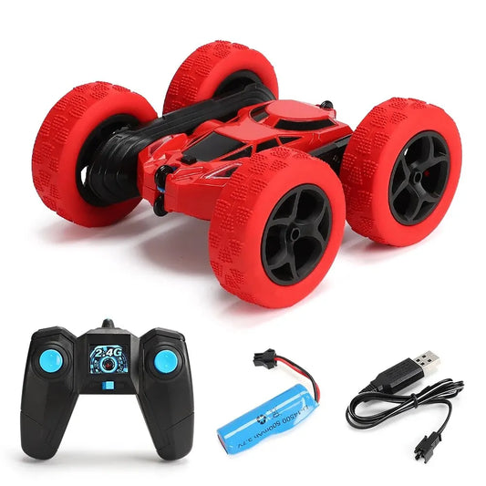 Remote Control Stunt Car with Double Sided Flip and 360 Degree Rotation, 2.4G Off-Road Drift RC Car - Perfect Gifts for Children, Adults, and Boys