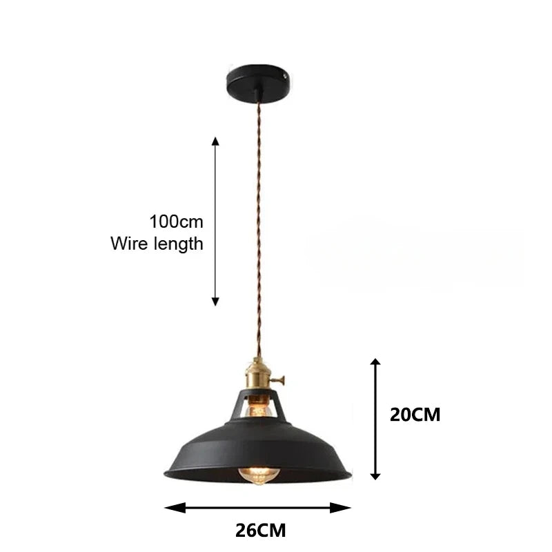 Retro Industrial Pendant Lights for Restaurant and Home Decor