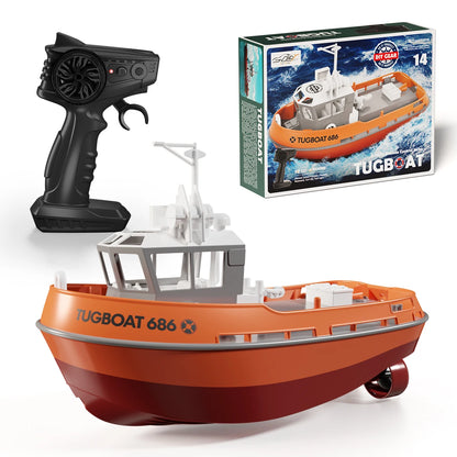 686 RC Boat 1/72 Dual Motor Wireless Radio Control Tugboat Model