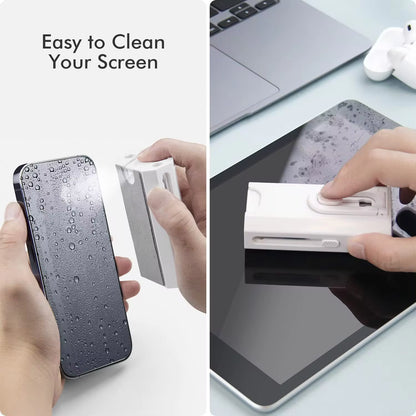 Professional title: "8-in-1 Cleaning Kit for Computer Keyboard, Earphones, Headset, iPad, Phone - Includes Cleaner Brush, Cleaning Pen, and Keycap Puller"