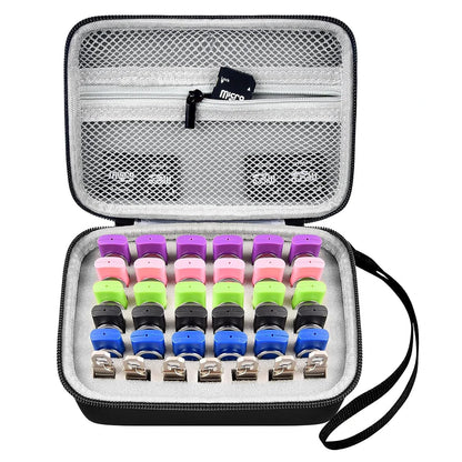 Electronics Accessories Organizer Case for USB Flash Drives, SD Cards, and Memory Cards