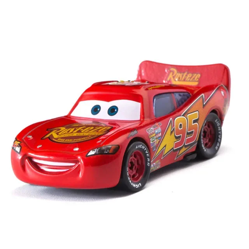 Disney Pixar Cars 3 Diecast Metal Alloy Model Car Set - Lightning McQueen, Jackson Storm, Mater - 1:55 Scale 