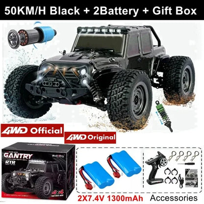 1:16 Scale High Speed RC Car for Off-Road Racing with Brushless Motor, Remote Control, and Drift Capabilities