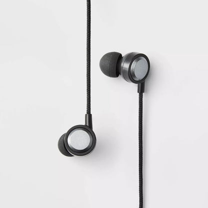 Wired Earbuds Featuring Integrated Microphone