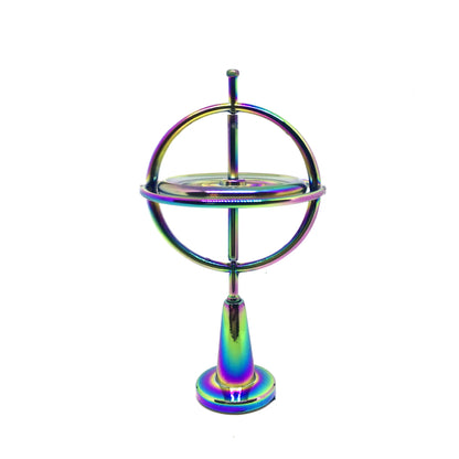 Educational Self-Balancing Gyroscope Anti-Gravity Decompression Toy for Kids - Colorful Finger Gyroscope