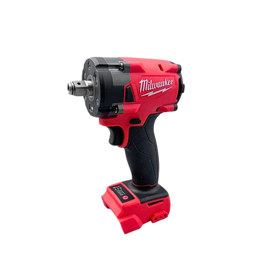 Milwaukee 1/2" Brushless Cordless Electric Impact Wrench for Car and Truck Repairs with Rechargeable 18V Battery Power