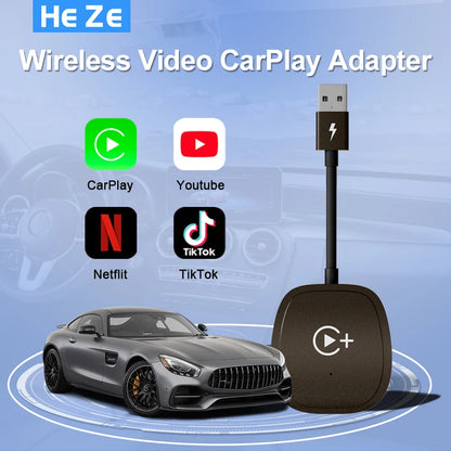  OEM Wireless Carplay for Cars -  Wireless Video Carplay Adapter! Enjoy Netflix, YouTube, and TikTok