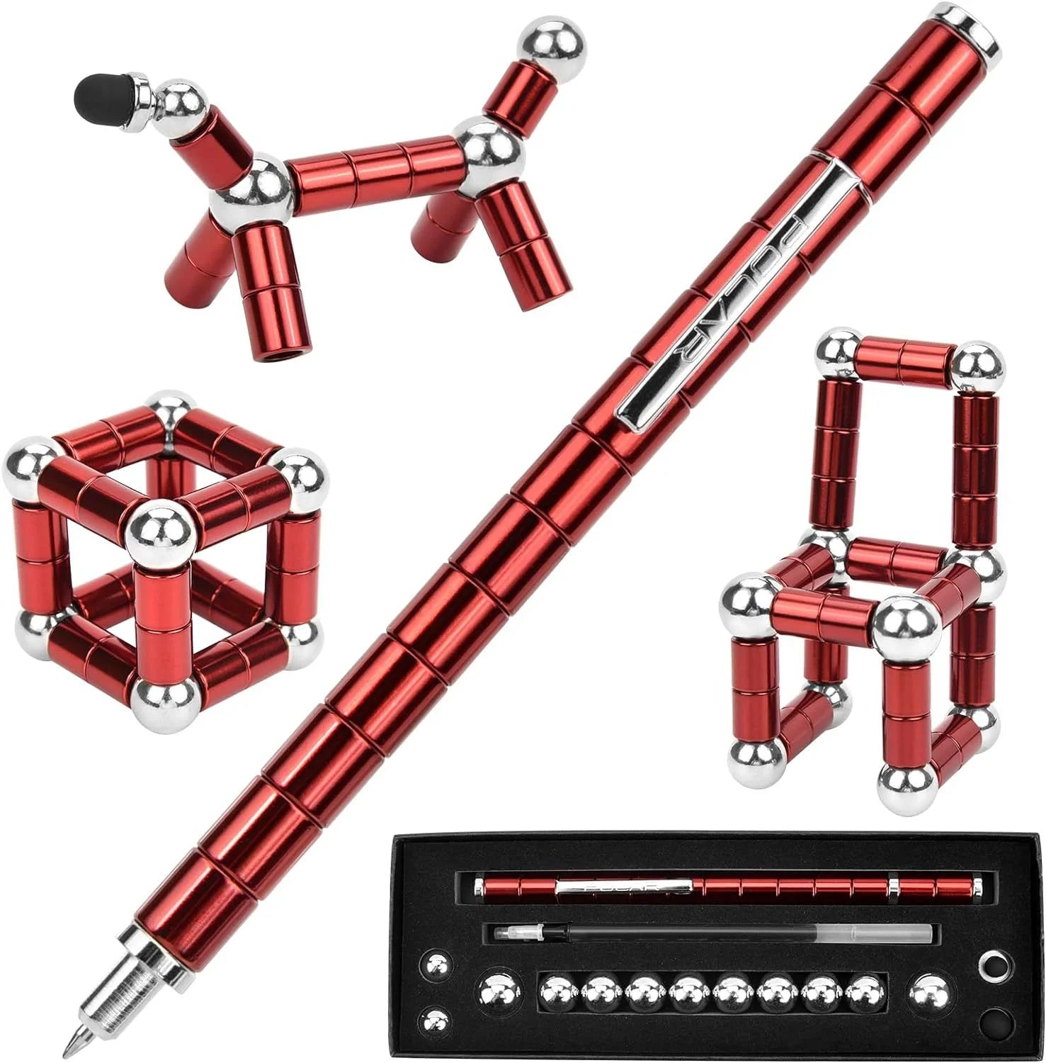 Multifunctional Decompression Magnetic Pen for Relieving Stress, Ideal Gift for Friends