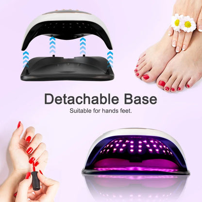 Professional 300W UV LED Nail Lamp for Gel Polish Curing with Large Screen