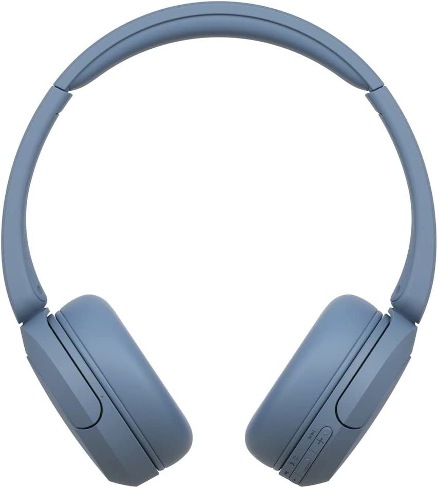 WH-CH520 Wireless Headphones, SONY Bluetooth On-Ear Headset with Microphone, Blue New