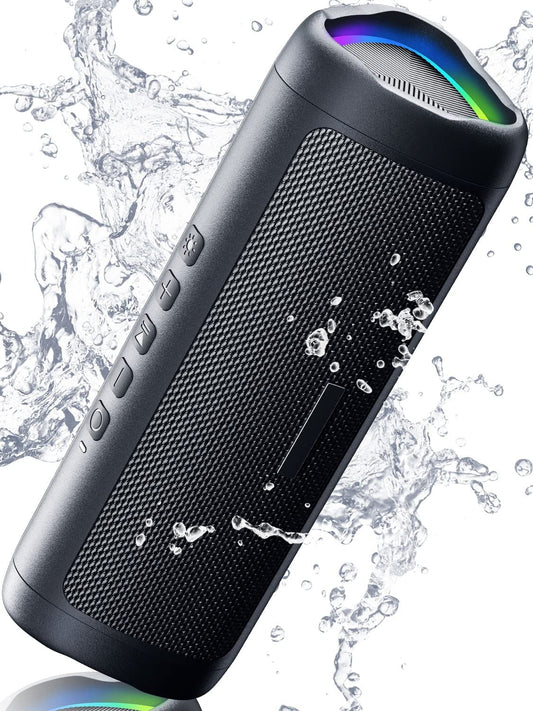 Portable Bluetooth Speaker - Waterproof, High-Definition Sound, Extended 24-Hour Playtime, TWS Pairing, Bluetooth 5.3