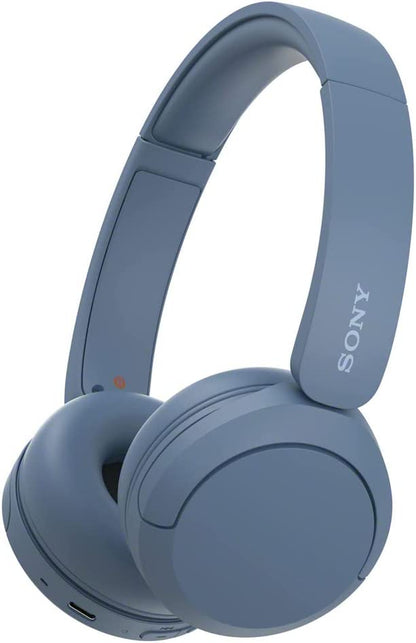 WH-CH520 Wireless Headphones, SONY Bluetooth On-Ear Headset with Microphone, Blue New