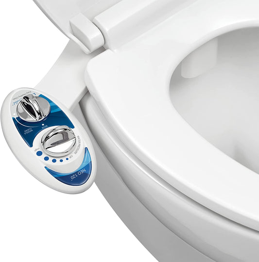 Hygienic Self-Cleaning Nozzle - Fresh Water Non-Electric Bidet Toilet Attachment 