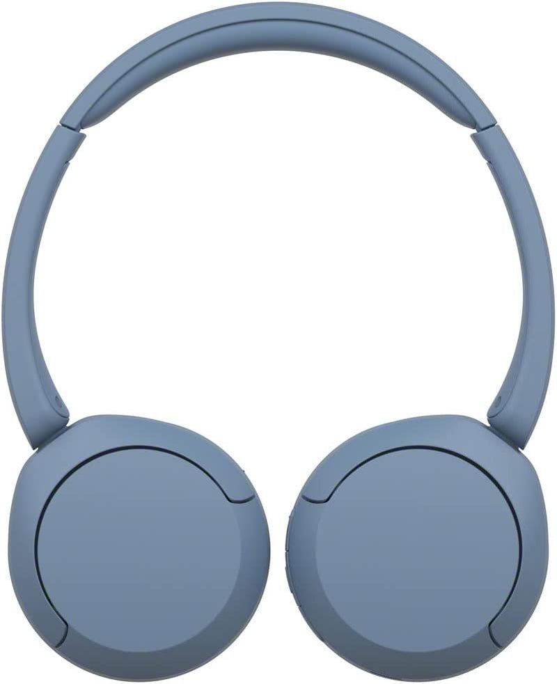 WH-CH520 Wireless Headphones, SONY Bluetooth On-Ear Headset with Microphone, Blue New